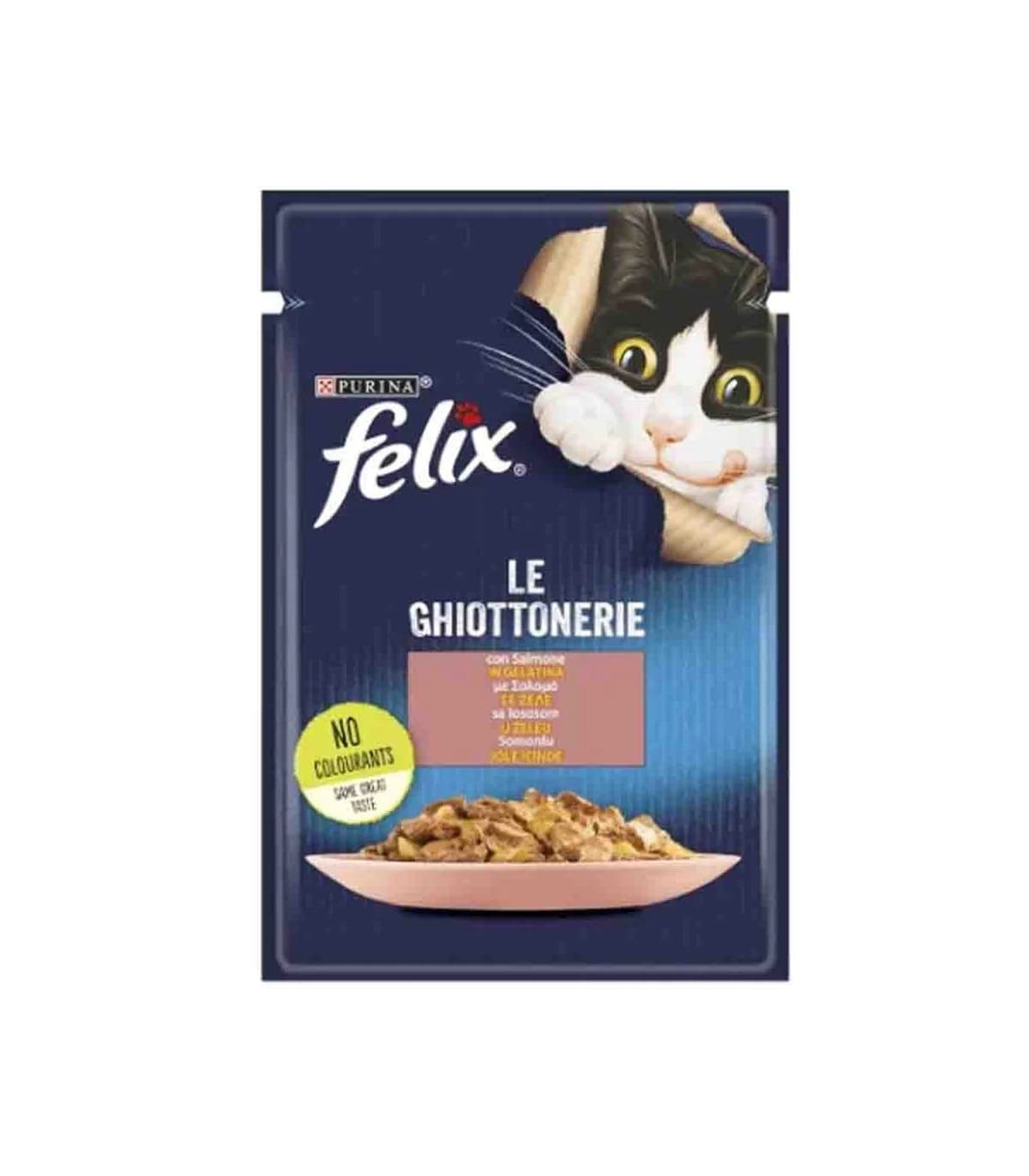 پوچ فیلیکس گربه طعم ژله سالمون