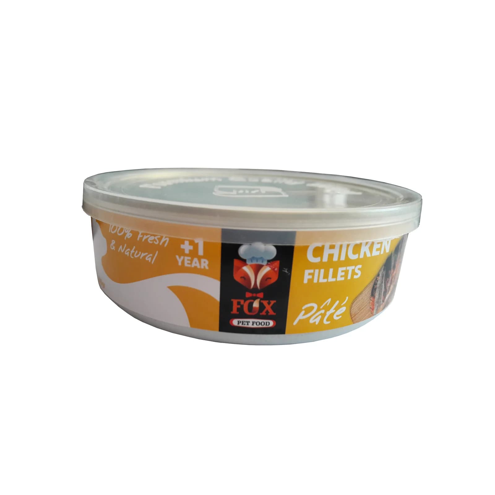 کنسرو پته فیله مرغ گربه FOX