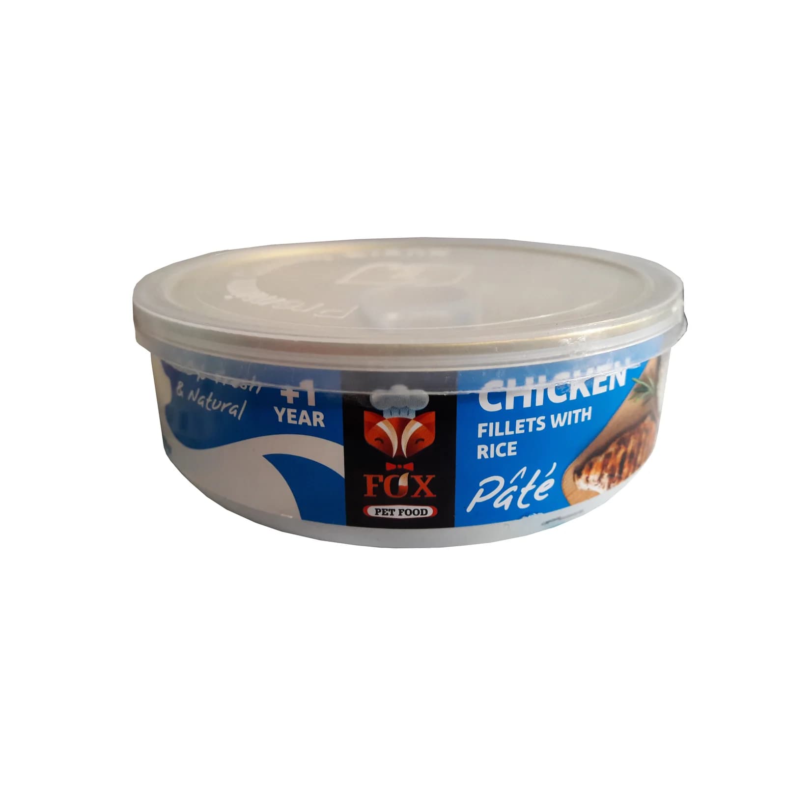 کنسرو پته فیله مرغ و برنج گربه FOX